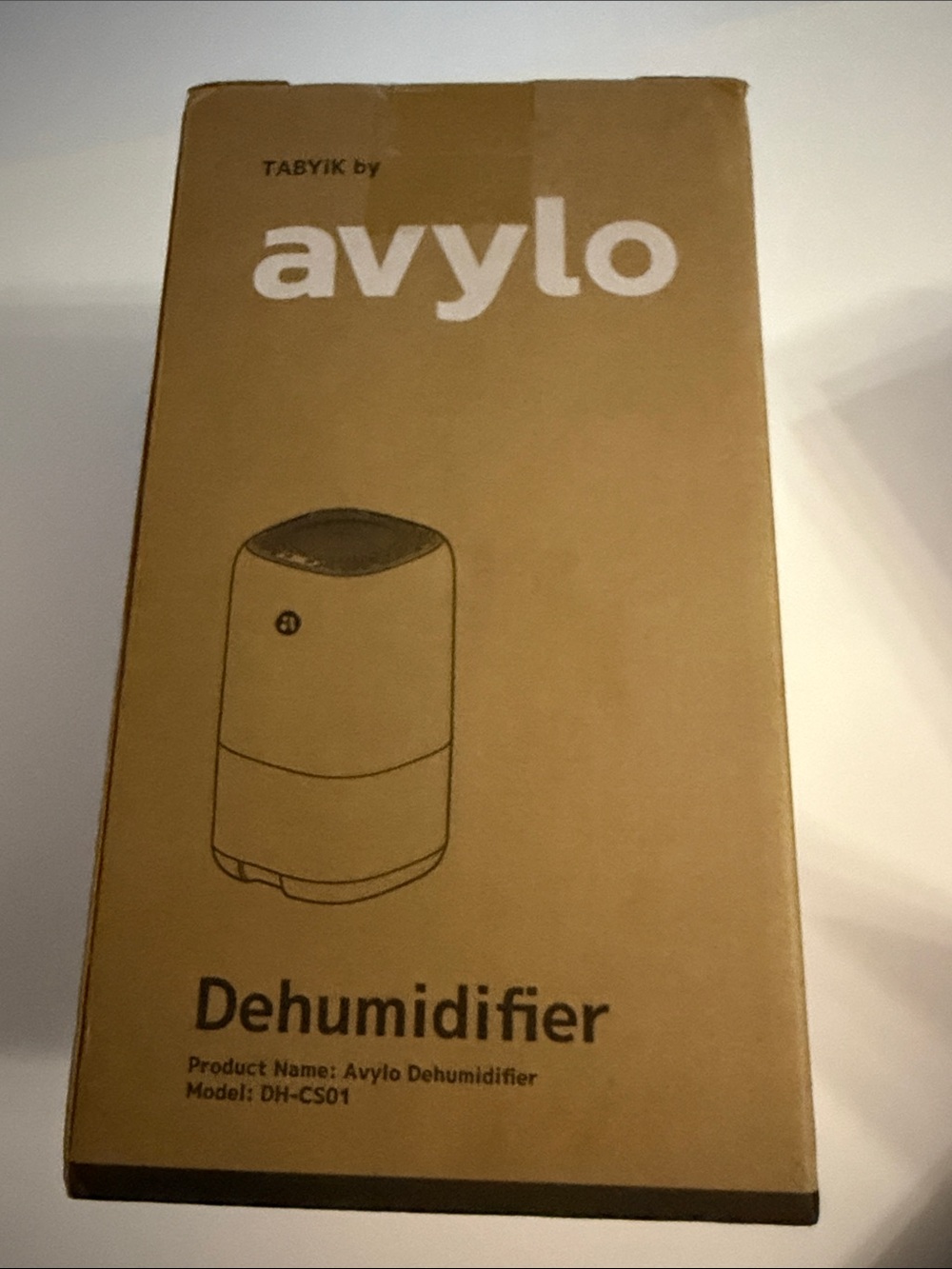 Dehumidifier (Brown) - Compact Home Dehumidifier